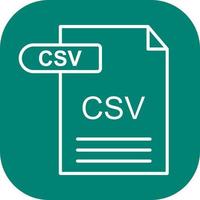 CSV Vector Icon