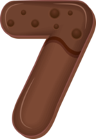 Chocolate Number 7 png