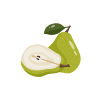 päron frukt illustration, lämplig för ikon png