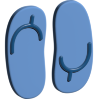 3d illustration of sandal png