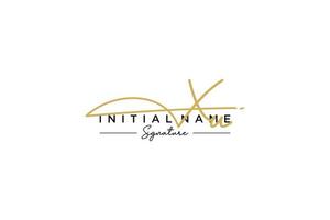 Initial XU signature logo template vector. Hand drawn Calligraphy lettering Vector illustration.