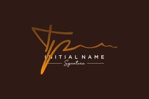 Initial TP signature logo template vector. Hand drawn Calligraphy lettering Vector illustration.