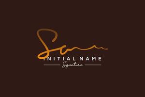 Initial SO signature logo template vector. Hand drawn Calligraphy lettering Vector illustration.