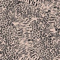 Seamless hand draw leopard pattern, leopard texture. photo