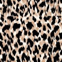 Seamless hand draw leopard pattern, leopard texture. photo
