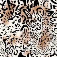 Seamless hand draw leopard pattern, leopard texture. photo