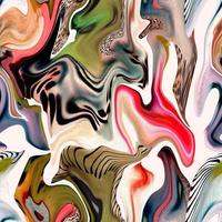 Seamless colorful abstract pattern, motion blur effect, wallpaper, textile print. photo