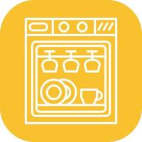 Dishwasher Vector Icon