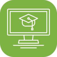 Online Course Vector Icon