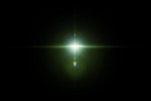 Light effect of lens flares. colorful glowing lights sun burst effects with sparkles on a transparent background photo