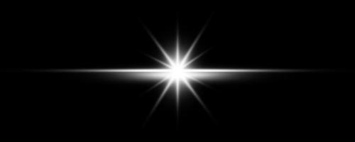 Light effect. Glow isolated white light effect set, lens flare, explosion, glitter, dust, line, sun flash, spark and stars, spotlight, curve twirl. Sunlight, abstract special effect. photo
