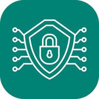 Cyber Security Vector Icon