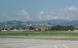 Upper town in Bergamo photo