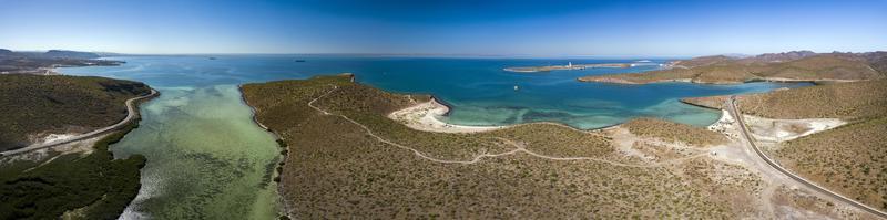 Baja California Sur Mexico aerial view photo