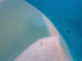 Polynesia Cook Island aitutaki lagoon tropical paradise aerial view photo