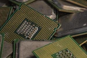 old computer components photo
