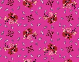 Beautiful Vector Seamless Pattern Textile print of fabric