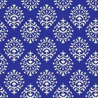 Seamless background. Vector texture. Damask style. Textile design