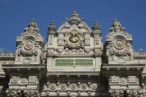 Gate of Dolmabahce Palace in Istanbul, Turkiye photo