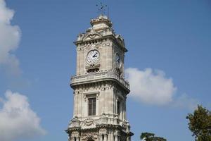 Dolmabahce Clock Tower in Istanbul, Turkiye photo