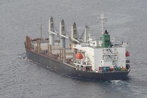 Cargo Ship in sea