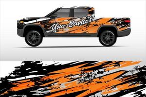 truck wrap design for company service vector eps.10