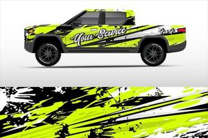 truck wrap design for company service vector eps.10