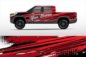 truck wrap design for company service vector eps.10