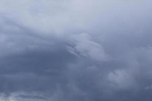 Stormy weather and dark clouds photo