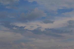 Stormy weather and dark clouds photo