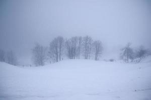 winter landscape in Austrian Alps photo