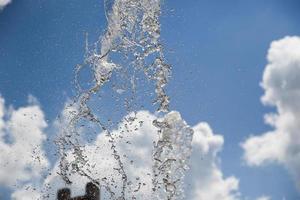 water splash in the sky photo