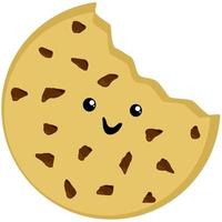 Cookie with sprinkles vector