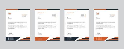 Corporate Business letterhead template vector