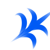 abstraktes blie-blumenlogo png