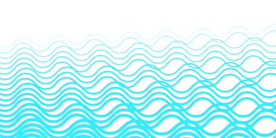 linhas de onda gradiente verde dinâmico fluido suave isolado em fundo transparente png