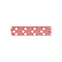 Adhesive or masking tape isolated on transparent background. png