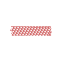 Adhesive or masking tape isolated on transparent background. png