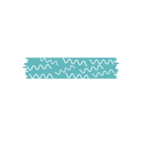 Adhesive or masking tape isolated on transparent background. png