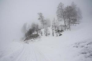 winter landscape in Austrian Alps photo