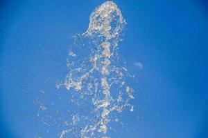 water splash in the sky photo