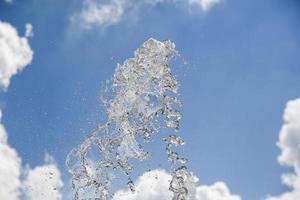 water splash in the sky photo