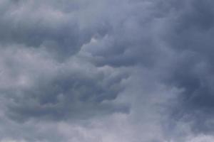 Stormy weather and dark clouds photo