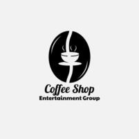 coffee shop logo design vector