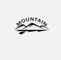 marcas de logotipos de montaña. vector libre