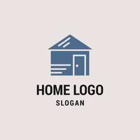 Real estate logo template vector illustration design