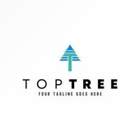 Simple Letter T font like tree image graphic icon logo design abstract concept vector stock. Can be used as a symbol related to initial or nature
