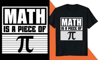 Math is a piece of PI Day Science vector