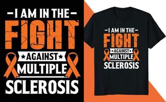 estoy en la lucha contra la esclerosis multiple vector