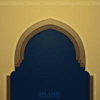 Islamic background is elegant and simple vector